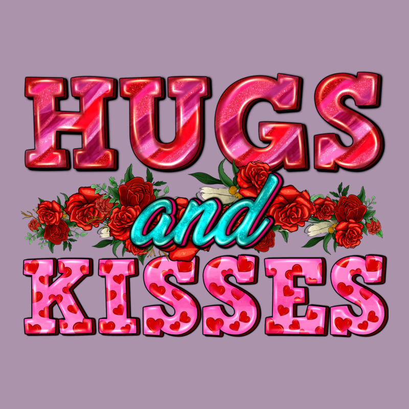 Hugs And Kisses Valentines Heavyweight Hoodie by AdoDesignShop | Teevron