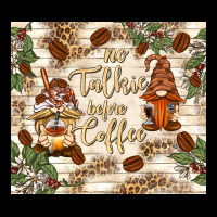No Talkie Before Coffee With Gnomies Premium Tee | Teevron