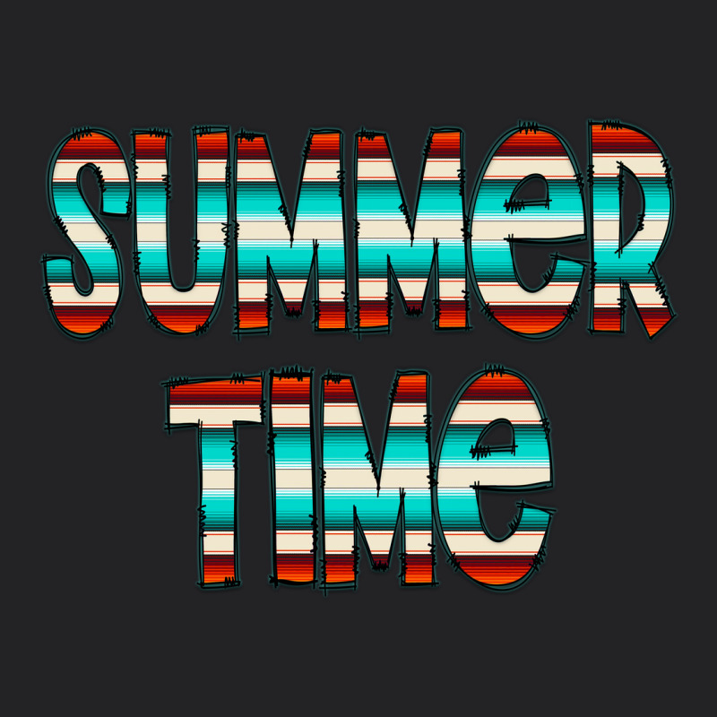 Summer Time Serape Doodle Vintage Tee by CowCowDesign | Teevron