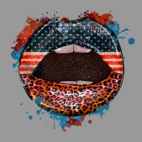 American Flag Lips 4th Of July Vintage Hoodie | Teevron