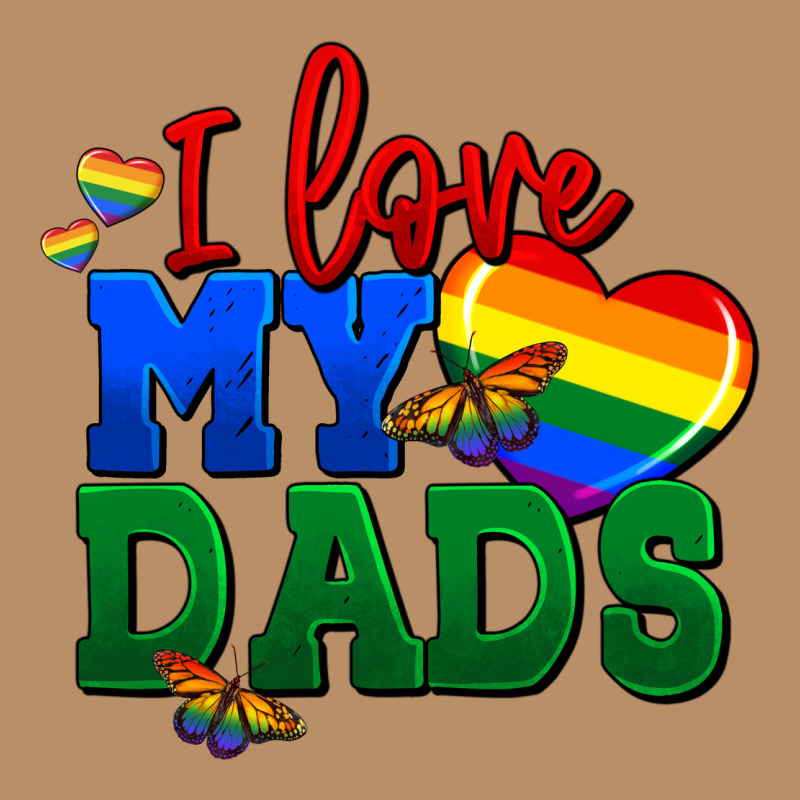 I Love My Dads Vintage Hoodie by FaDigitalArtStudio | Teevron