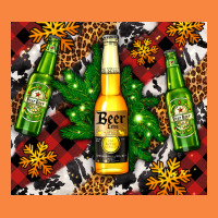 Beer Bottles With Golden Snow Premium Sweatshirt | Teevron