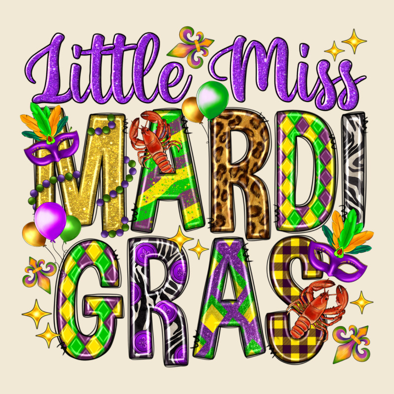 Little Miss Mardi Gras Premium Tee by HowdyJamesFarm | Teevron