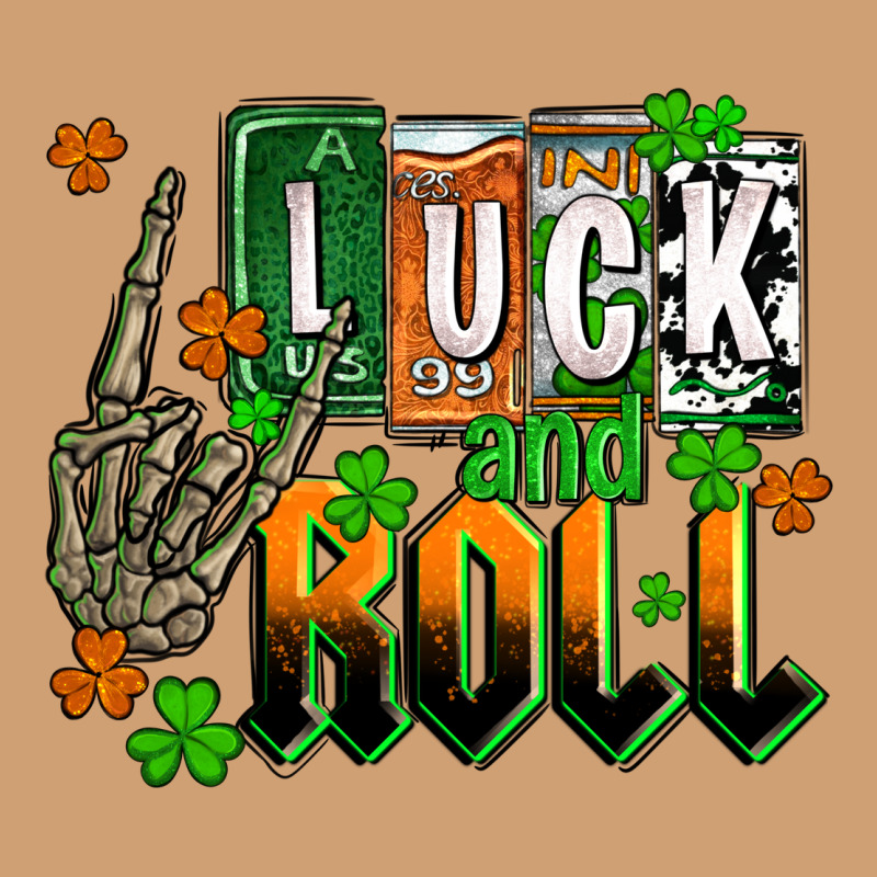 St. Patrick's Luck And Roll Vintage Tee by OliviaCreatesArt | Teevron