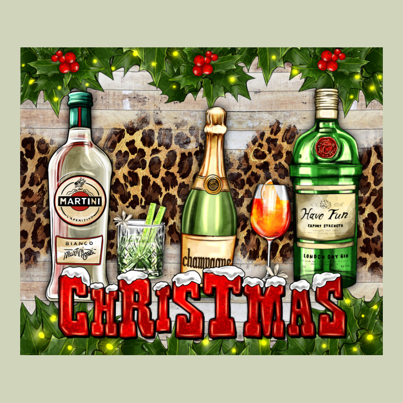 Christmas Cocktail Party Heavyweight Hoodie by AdoDesignShop | Teevron