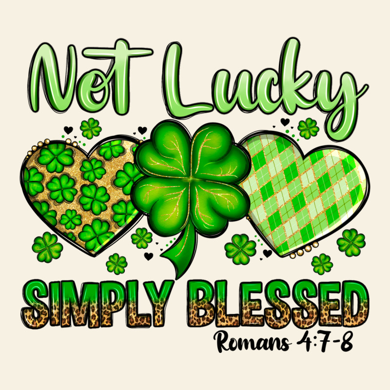 St. Patrick's Not Lucky Simply Blessed Vintage Tee by OliviaCreatesArt | Teevron