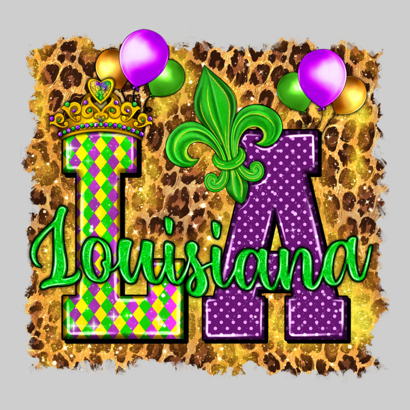 Louisiana Leopard With Balloons Premium Tee by HowdyJamesFarm | Teevron