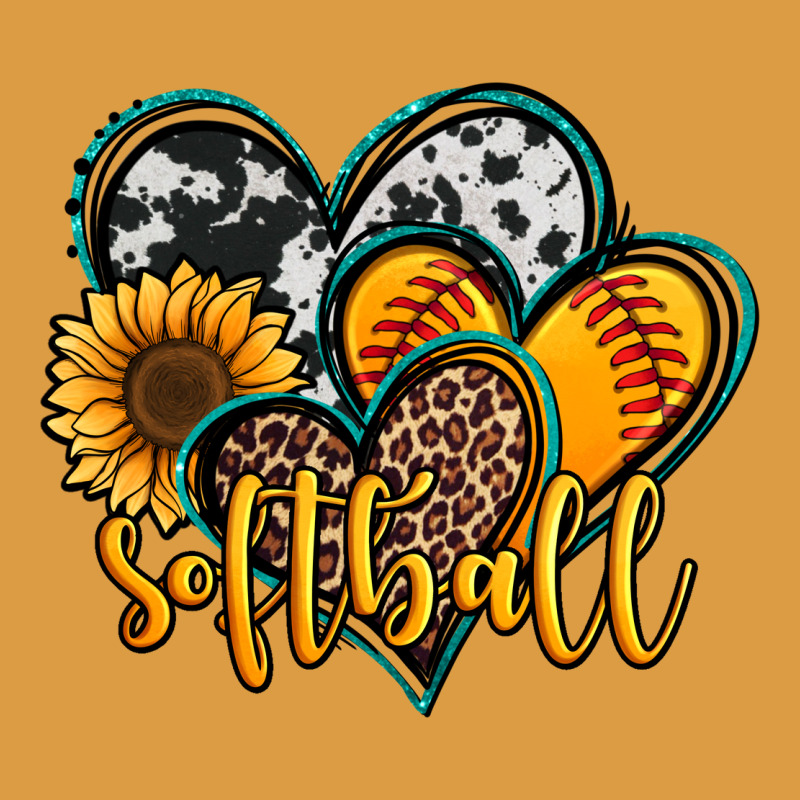 Softball Hearts Urban Heavy Tee by Jasminsmagicworld | Teevron