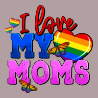 I Love My Moms Vintage Hoodie | Teevron