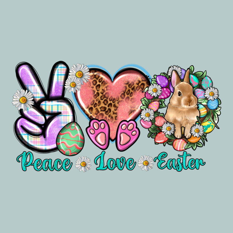 Peace Love Easter Heavy Core Tee by NancyCooperArtShop | Teevron