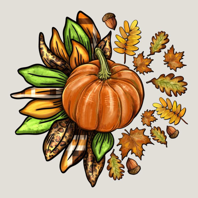 Fall Sunflower With Pumpkin Heavy Core Tee by texasbilliewilder | Teevron