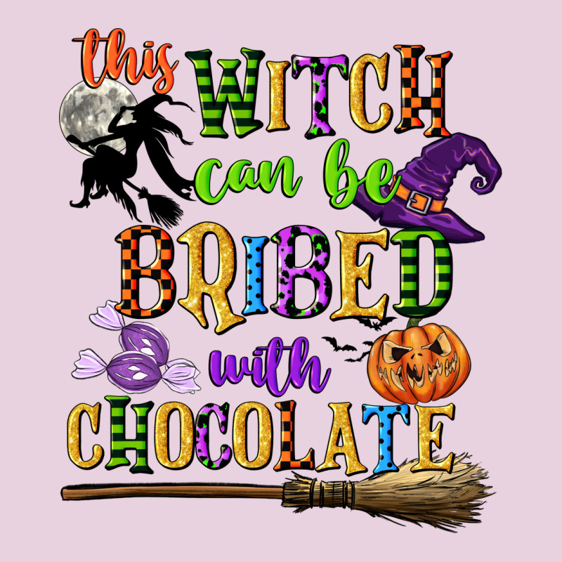This Witch Can Be Bribed With Chocolate Ladies Tee by CowGirlArtShop | Teevron