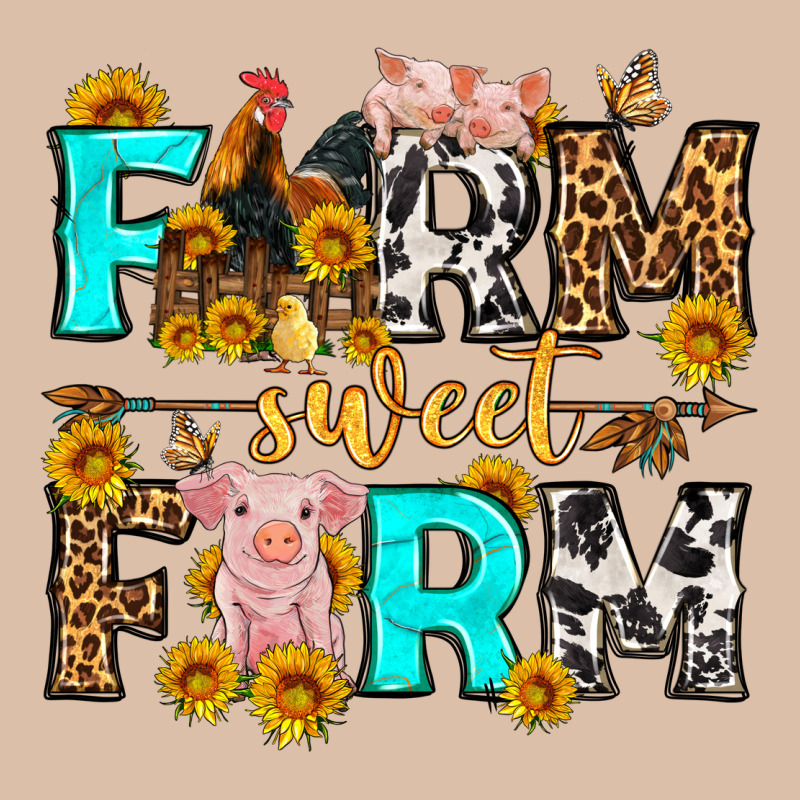 Farm Sweet Farm Western  Olivia Urban Heavy Tee by OliviaCreatesArt | Teevron