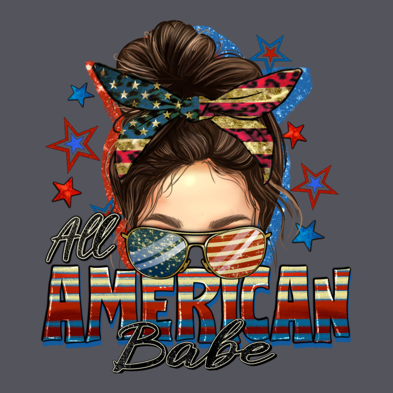 American Babe Messy Bun Vintage Hoodie by FaDigitalArtStudio | Teevron