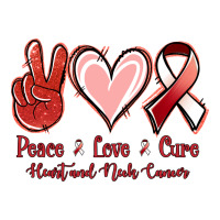 Peace Love Cure Heart And Neck Cancer | Teevron