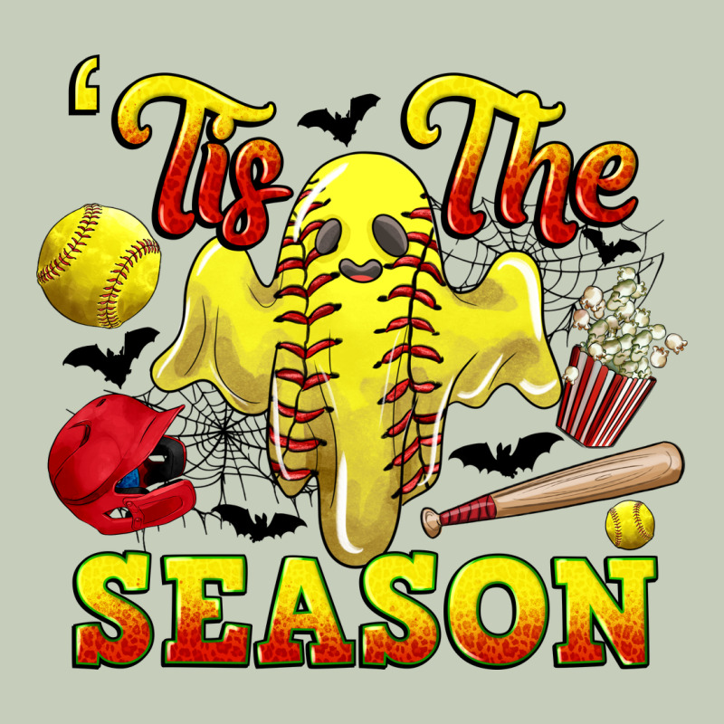 Tis The Season Softball Halloween Ladies Tee by CowGirlArtShop | Teevron