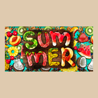 Summer With Fruits License Plate Heavyweight Sweatshirt | Teevron