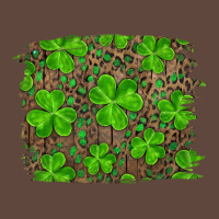 St Patrick's Day Shamrock And Leopard Distressed Classic Tee | Teevron