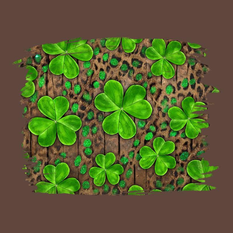 St Patrick's Day Shamrock And Leopard Distressed Classic Tee by RanaPortraitStore | Teevron