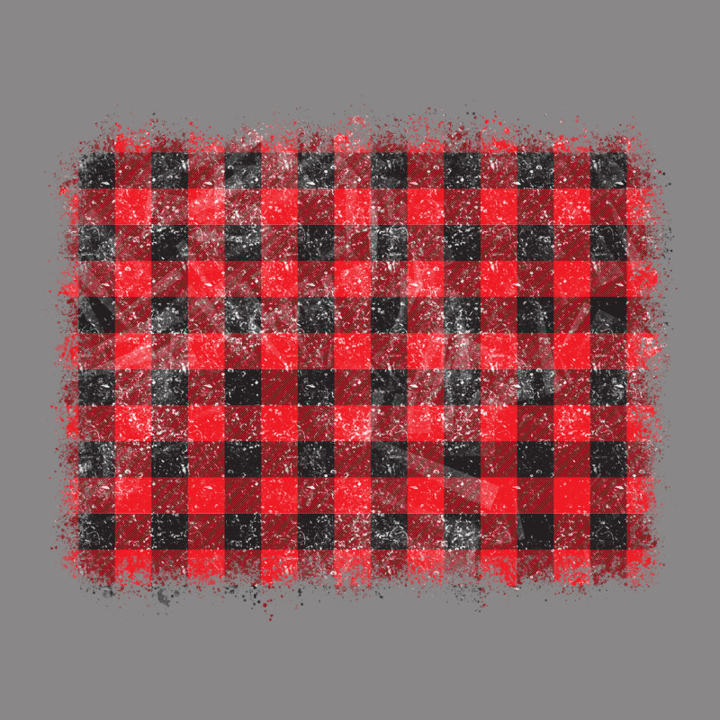 Distressed Buffalo Plaid Background Vintage Tee by CowCowDesign | Teevron