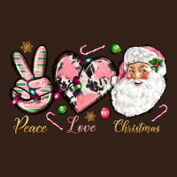 Peace Love Pink Christmas Heavy Core Tee | Teevron