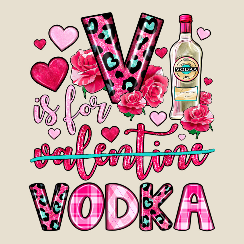 V Is For Vodka Urban Heavy Tee by OliviaCreatesArt | Teevron