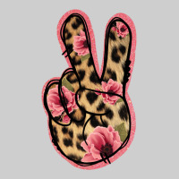 Floral Leopard Peace Sign Premium Tee | Teevron