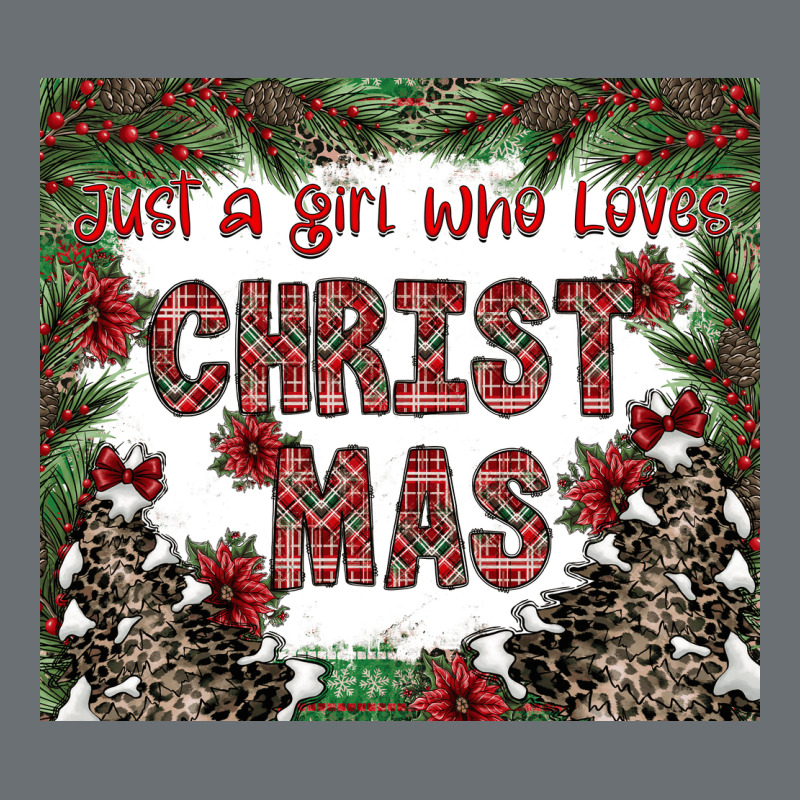Just A Girl Who Loves Christmas Premium Hoodie by CowhideDigitalArt | Teevron