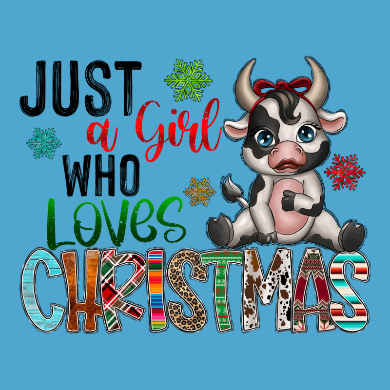 Just A Girl Who Loves Christmas Premium Hoodie by CowhideDigitalArt | Teevron