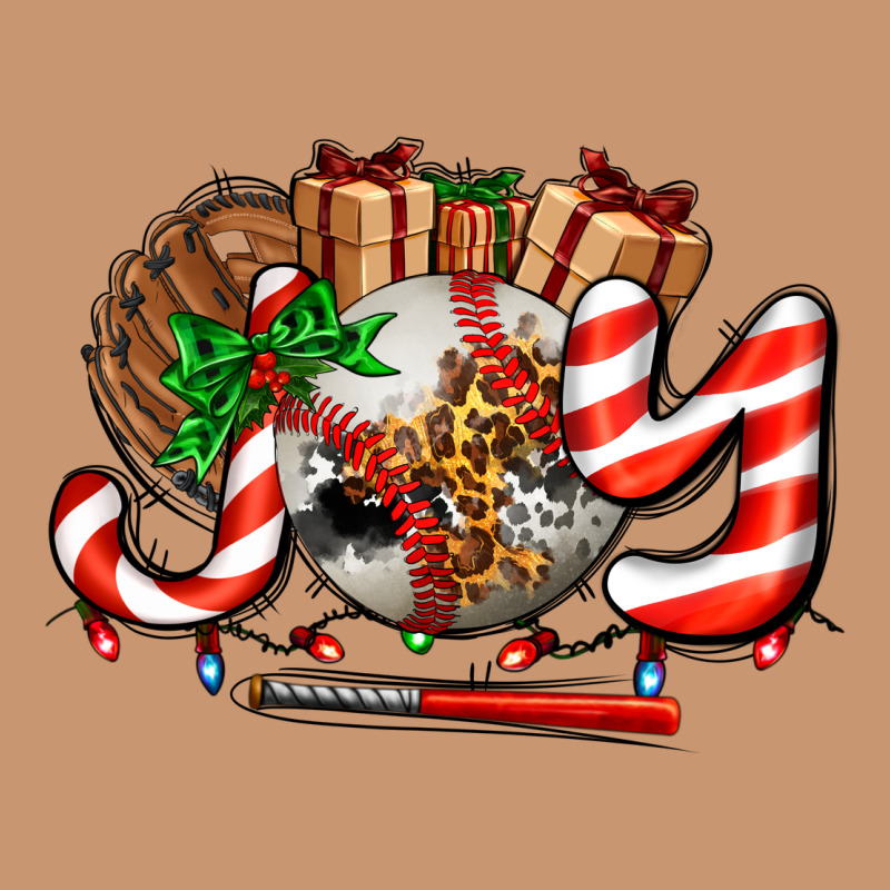 Joy With Baseball And Christmas Gift And Candies Heavyweight Hoodie by AdoDesignShop | Teevron