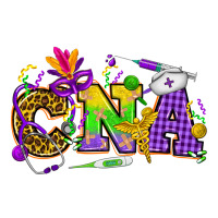 Mardi Gras Cna Nurse Premium Tee | Teevron
