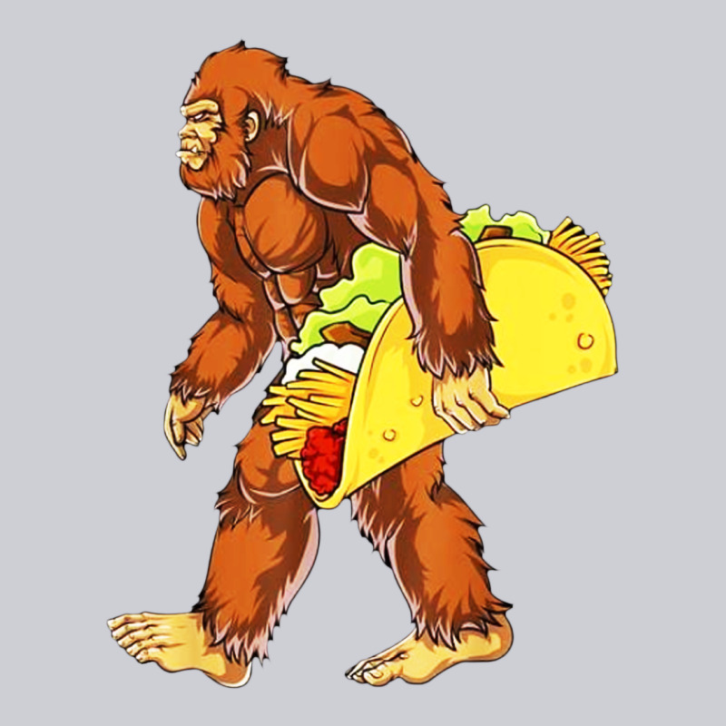 Bigfoot Carrying Taco Heavyweight Sweatshirt by DesigneFamous | Teevron