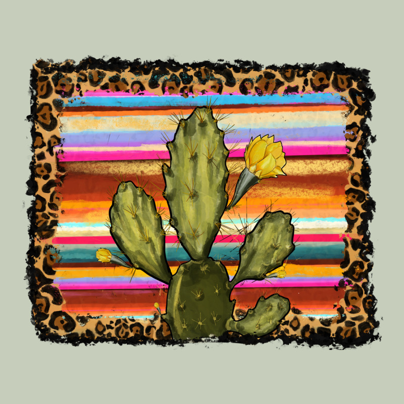 Serape Leopard Cactus Long Sleeve Tee by RanaPortraitStore | Teevron