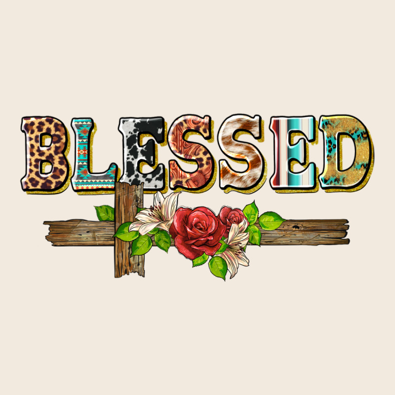 Blessed And Floral Cross Zipper Hoodie by BarkalooDesign | Teevron