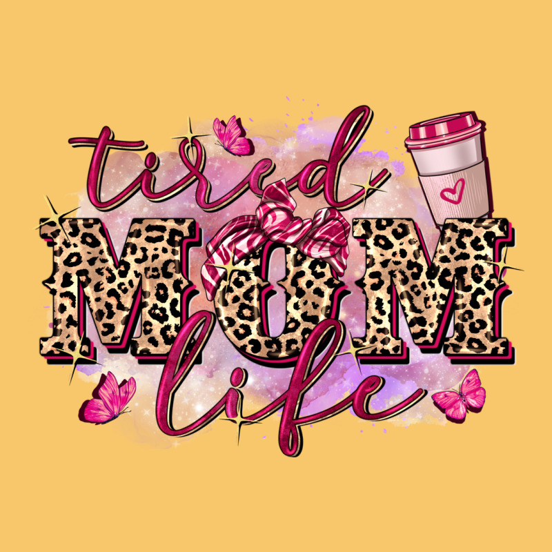 Tired Mom Life Vintage Hoodie by FaDigitalArtStudio | Teevron