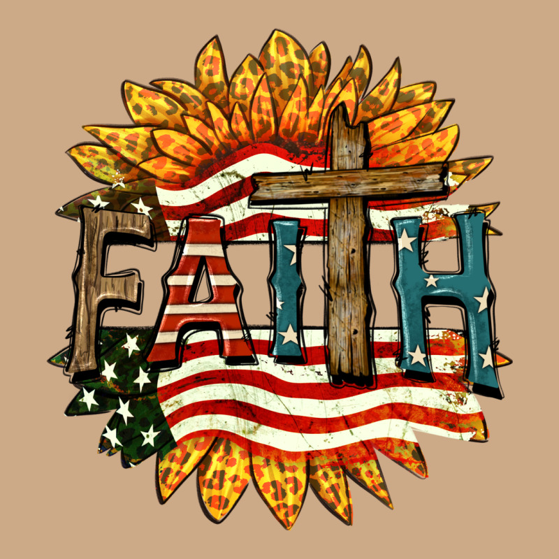 Faith Usa Vintage Hoodie by FaDigitalArtStudio | Teevron