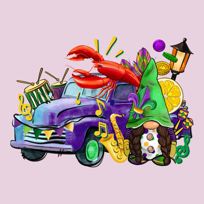 Mardi Gras Gnome On The Truck Classic Tee by CowGirlArtShop | Teevron