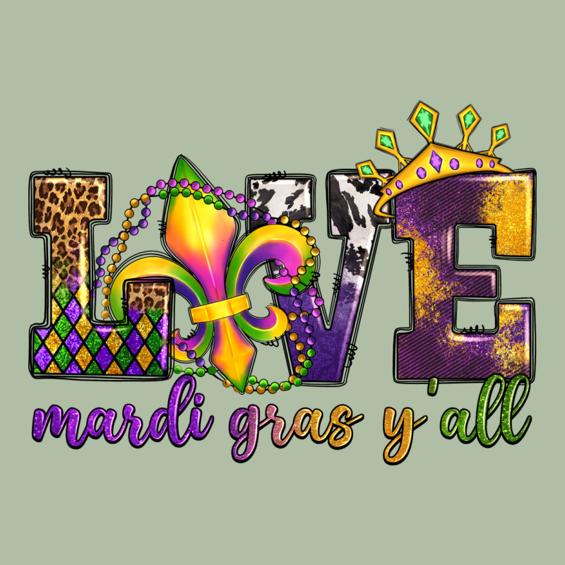 Love. Ardi Gras Y'all Urban Heavy Tee by OliviaCreatesArt | Teevron