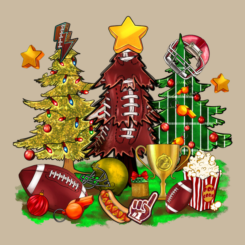 Christmas With American Football Trees Bbs Long Sleeve Tee by BundleAndBundleShop | Teevron