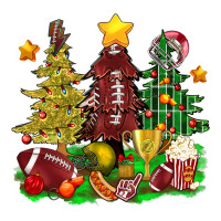 christmas with american football trees bbs | Teevron