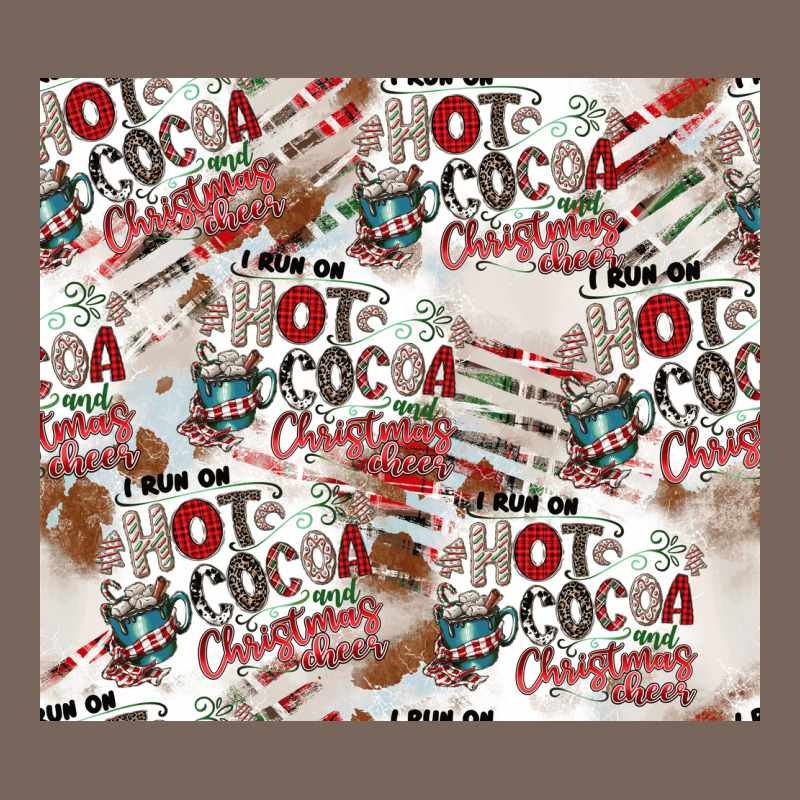 Hot Cocoa Christmas Cheer Pattern Premium Hoodie by CowhideDigitalArt | Teevron