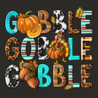 Gobble Gobble Gobble With Turkey Heavy Core Tee | Teevron