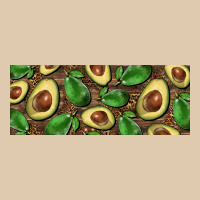Avocados With Wood And Leopard Background 11 Oz Mug Heavyweight Sweatshirt | Teevron