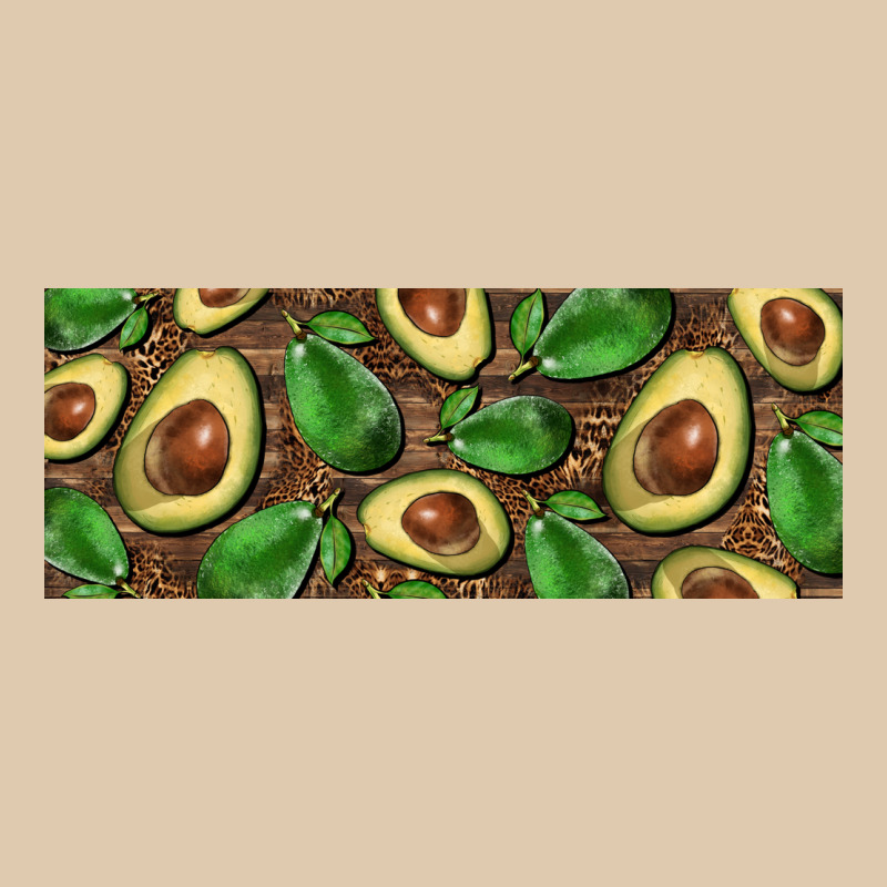 Avocados With Wood And Leopard Background 11 Oz Mug Heavyweight Sweatshirt by BarkalooDesign | Teevron