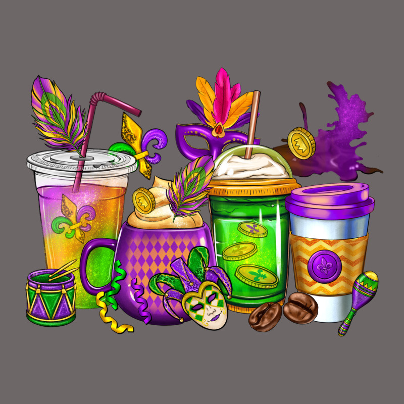 Mardi Gras Coffee Cups Cowgirl Classic Tee by CowGirlArtShop | Teevron