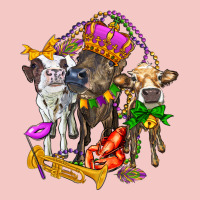 Little Cows And Mardi Gras Party Olivia Urban Heavy Tee | Teevron