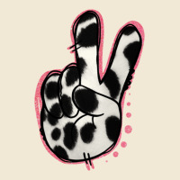 Black White Dalmatian Peace Sign Premium Tee | Teevron