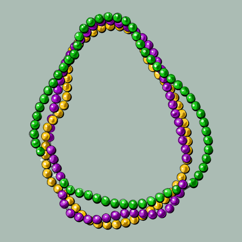 Mardi Gras Beads Classic Tee by CowGirlArtShop | Teevron