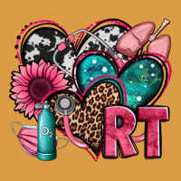 Rt Respiratory Therapist Hearts Urban Heavy Tee | Teevron