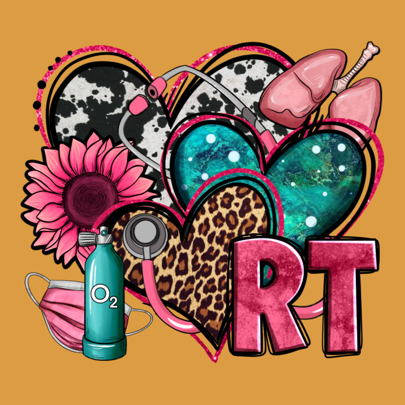 Rt Respiratory Therapist Hearts Urban Heavy Tee by Jasminsmagicworld | Teevron